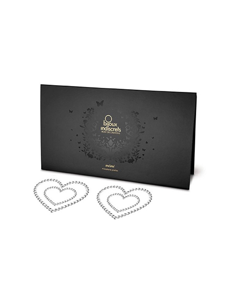 mimi heart couvre les tétons en argent_2