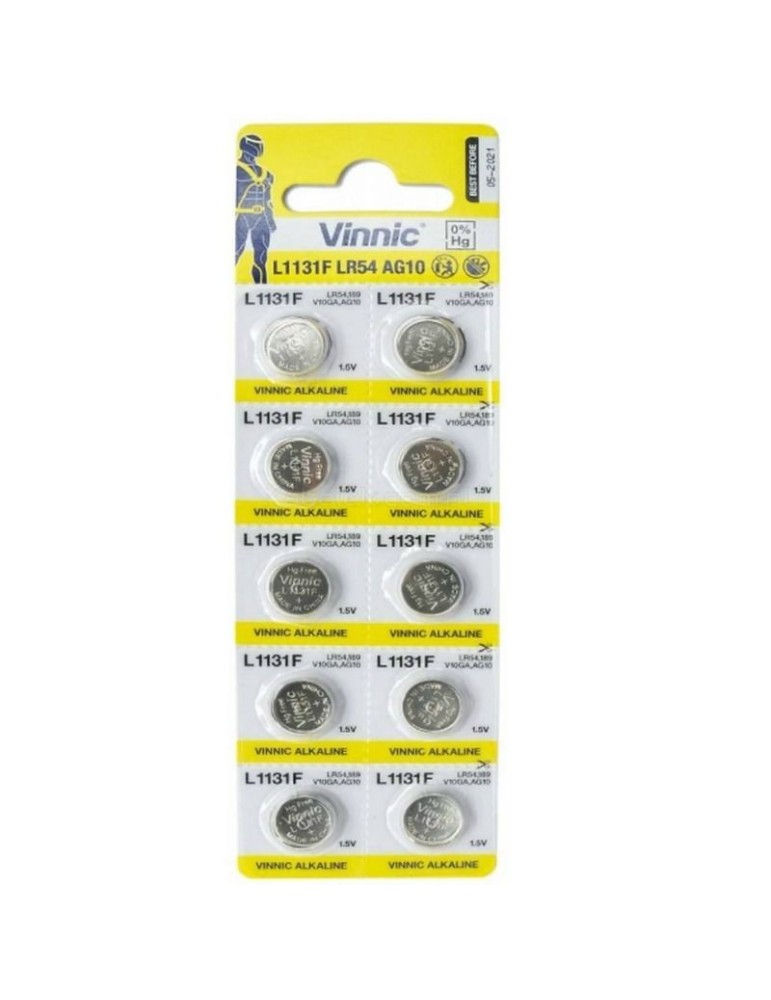 vinnic lr54 (ag10) 10 piles