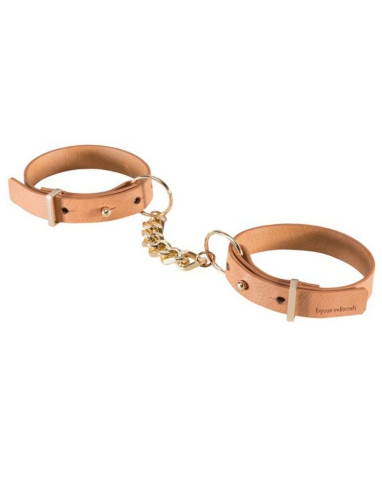 bijoux indiscrets labyrinthe menottes bracelets marron