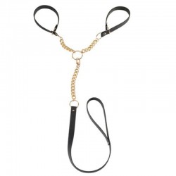 bijoux indiscrets labyrinthe menottes noires sur sangle