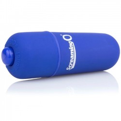 balle vibrante bleue criant ou vooom doux au toucher