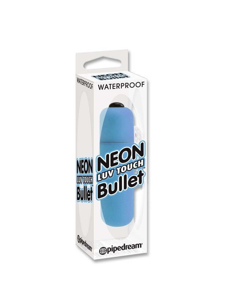 balle vibrante bleu néon luv touch