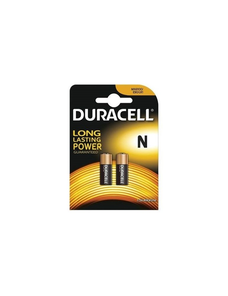 pile alcaline duracell mn9100 n lr1 1,5v blister * 2