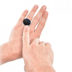 fétiche série fantasy string vibrant balle - blanc_5