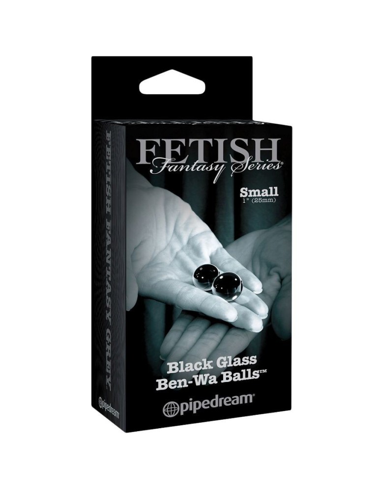 fetish fantasy édition limitée petites boules ben-wa noir crystal