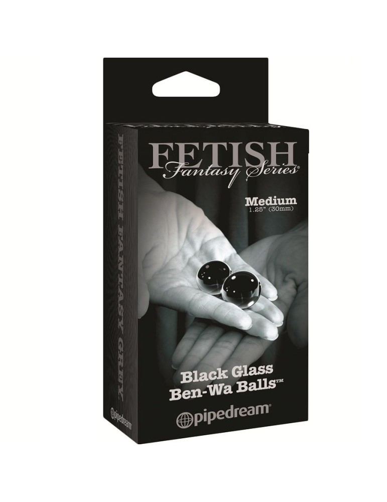 fetish fantasy édition limitée ben-wa medium balls noir crystal_2