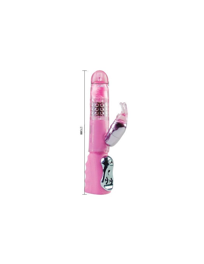 vibromasseur passion oscillateur et rotateur rose