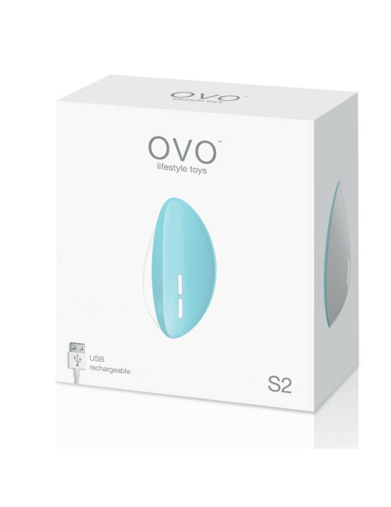 stimulateur rechargeable ovo s2 bleu