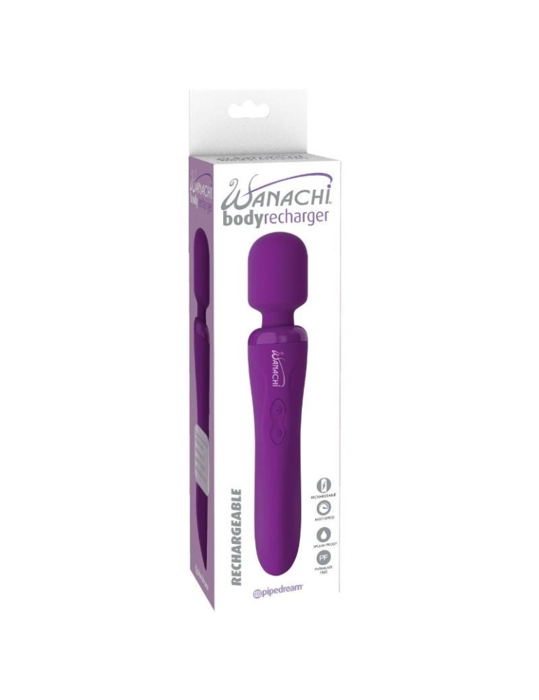 masseur rechargeable wanachi lilas