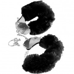 menottes fétiche fantaisie noir imprimé_3