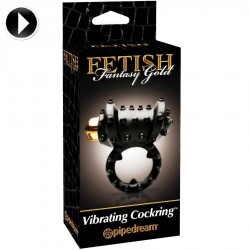 anneau de pénis vibrant or fantaisie fétiche_3