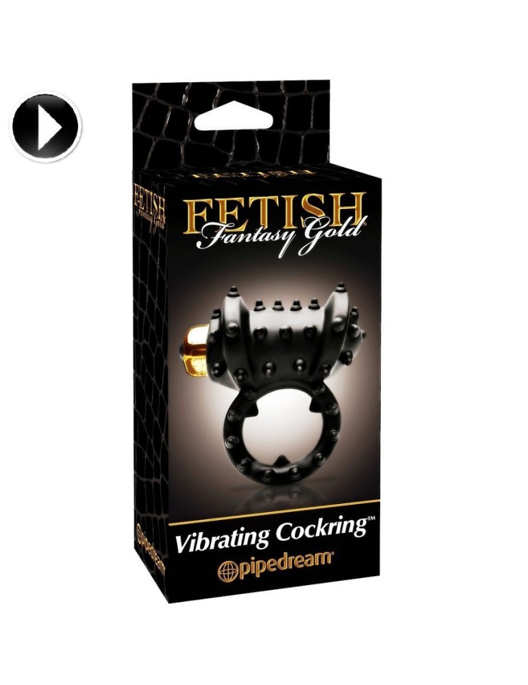 anneau de pénis vibrant or fantaisie fétiche_3