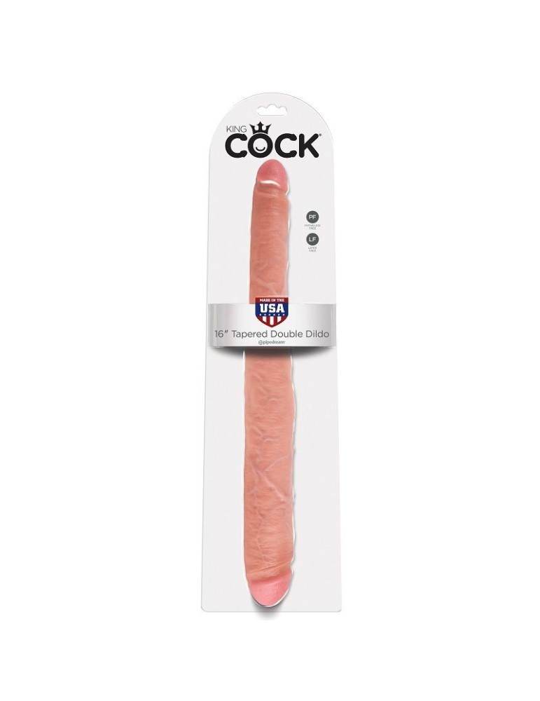 king cock double gode naturel 40,6 cm