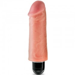 vibromasseur réaliste king cock 12,7 cm rigide - naturel