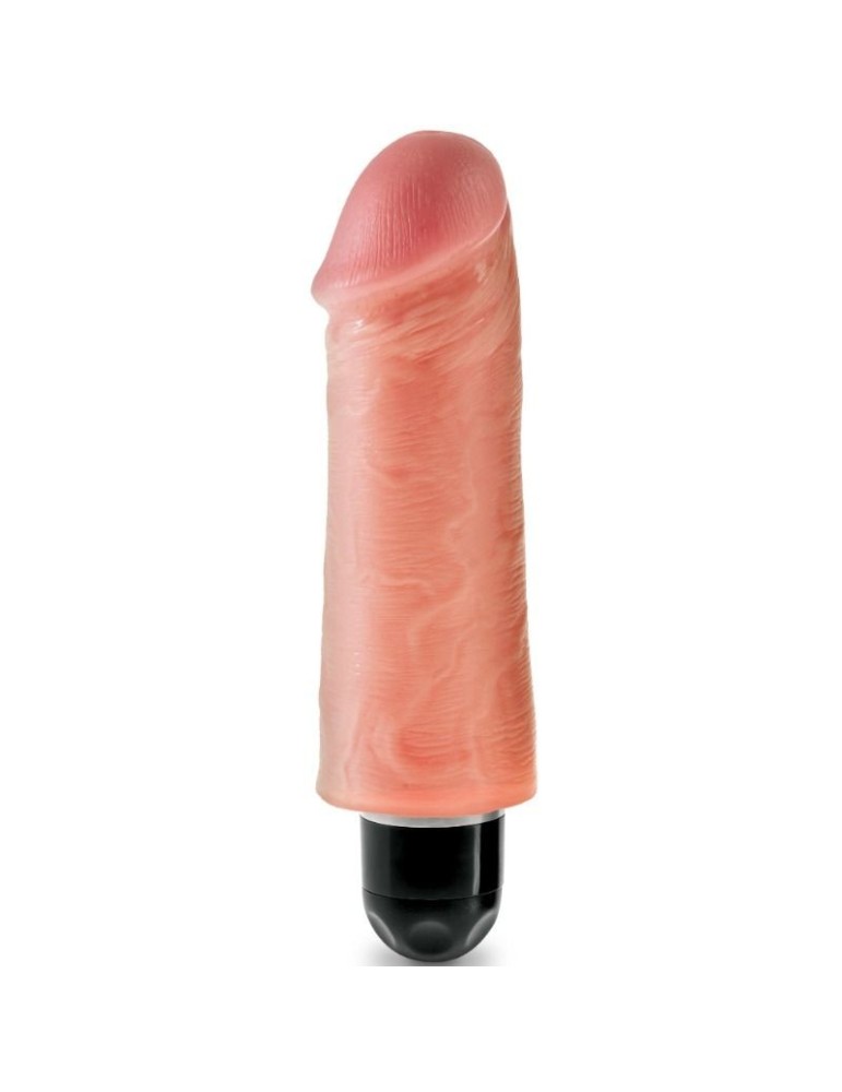 vibromasseur réaliste king cock 12,7 cm rigide - naturel