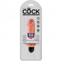 vibromasseur réaliste king cock 12,7 cm rigide - naturel_3