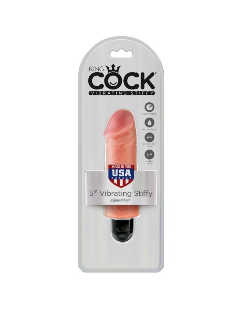 vibromasseur réaliste king cock 12,7 cm rigide - naturel_3