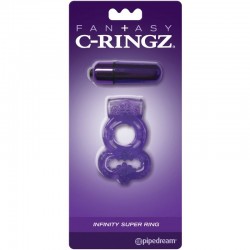 fantaisie c-ring infinity super ring anneau vibrant lilas_3