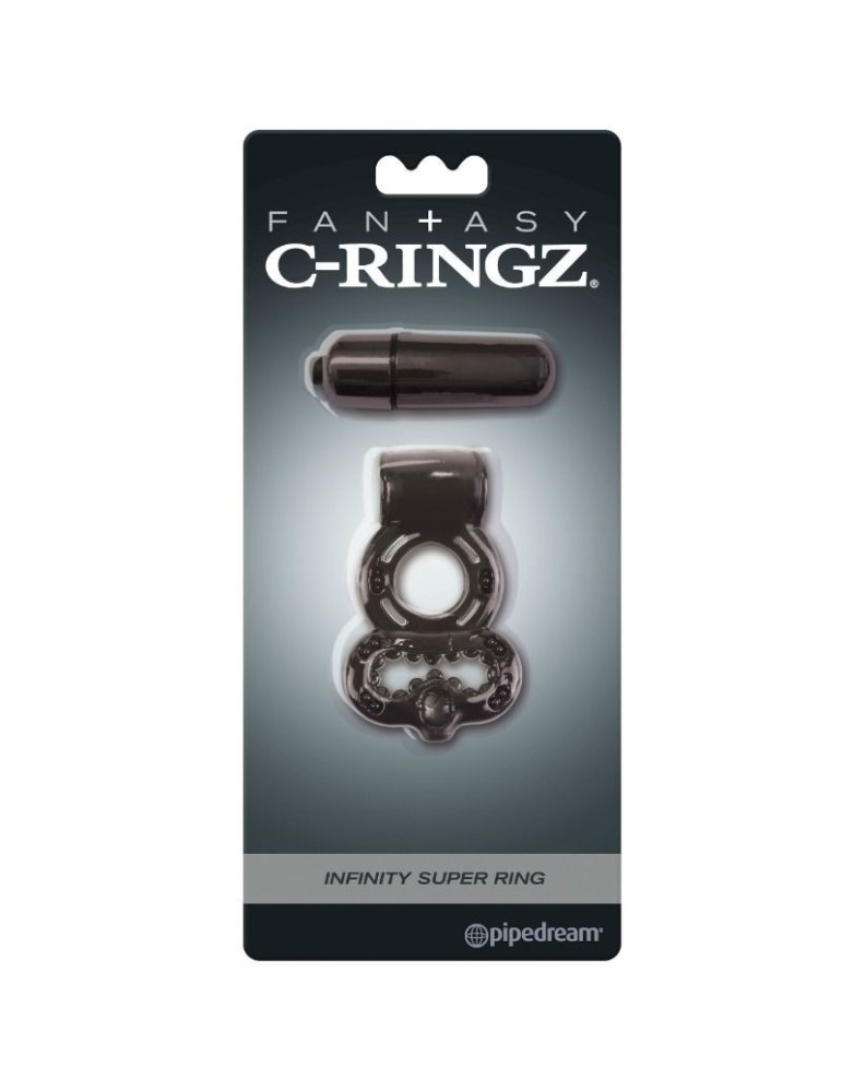 anneau fantaisie c-ring infinity super anneau noire_3