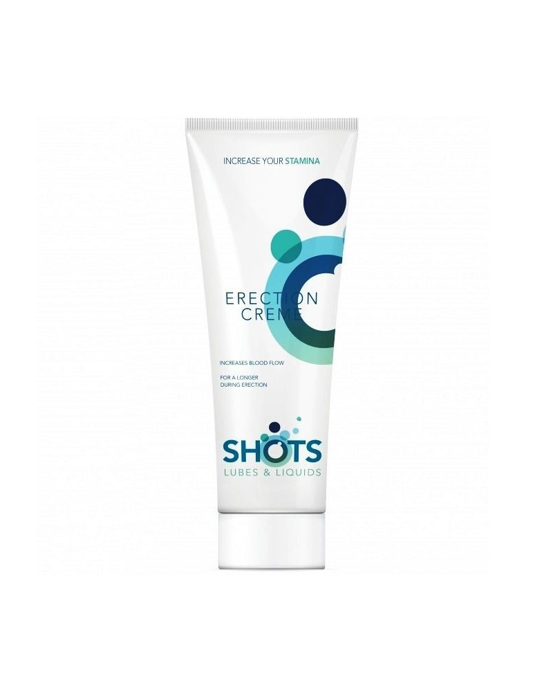 shotslube crème érection 100ml