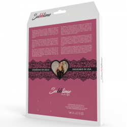 corset subblime avec porte-jarretelles noir et rose_5