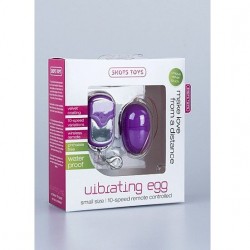 télécommande mini oeuf vibrant 10 vitesses lilas