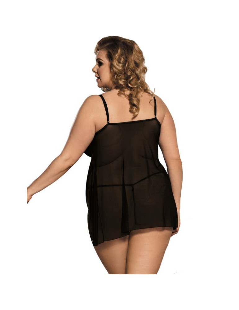 subblime queen plus nuisette noire et rose_3