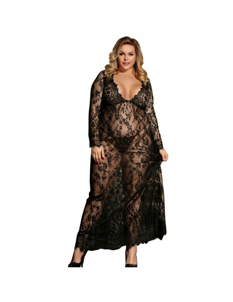 subblime queen plus robe longue à manches longues