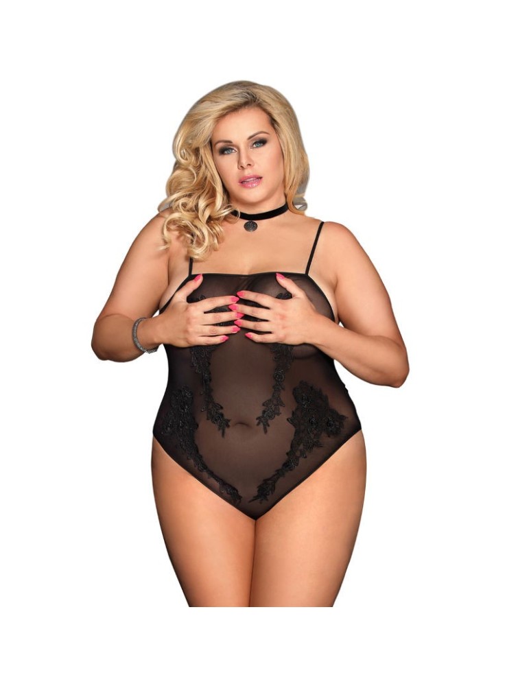 broderie florale subblime queen plus teddy