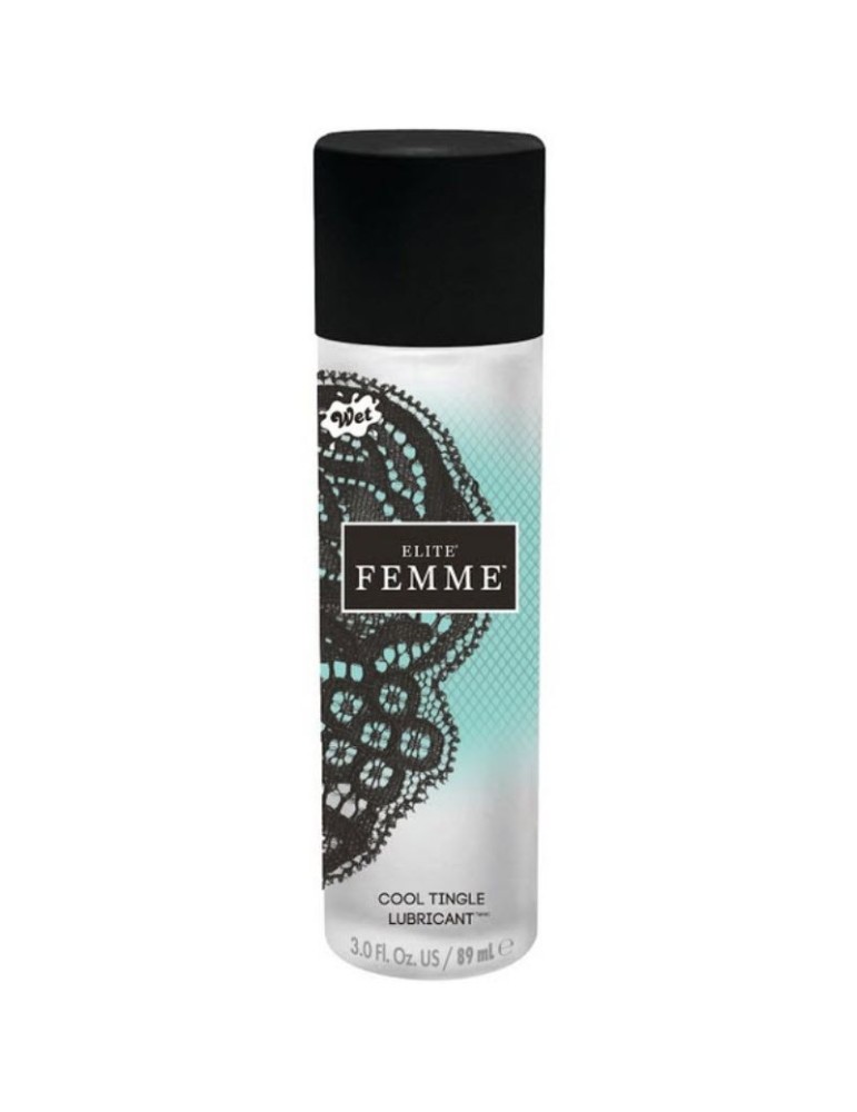 wet elite femme eau-silicone effet froid et chatouillant 89 ml
