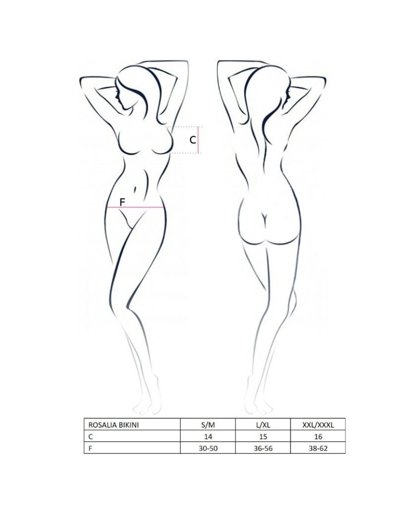 passion femme rosalia ensemble de bikini taille / x_2