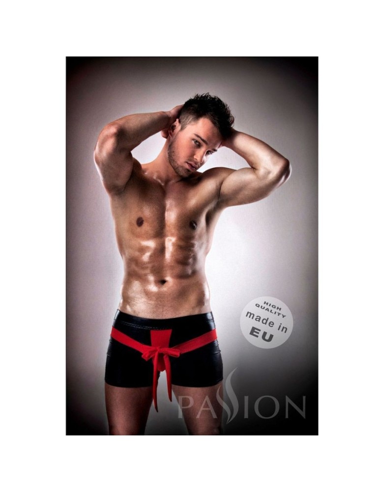 passion 001 cuir komplet rouge / noir / x