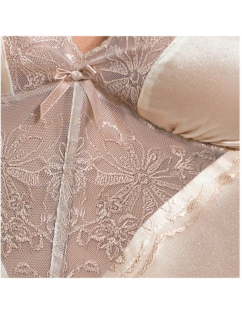 chemise et string passion lotus