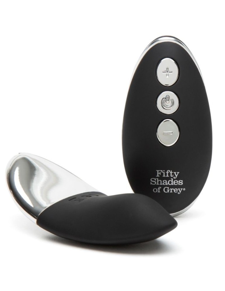 masseur télécommandé fifty shades of grey vibrations implacables