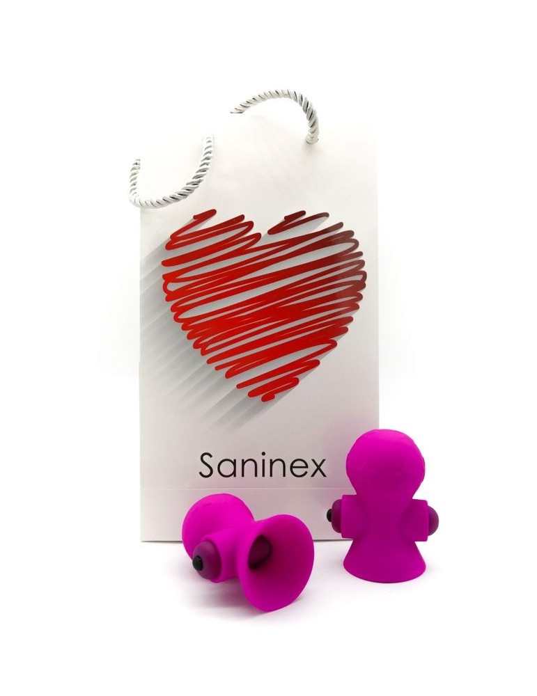 stimulateur de mamelon rose du monde d'aspirateur saninex