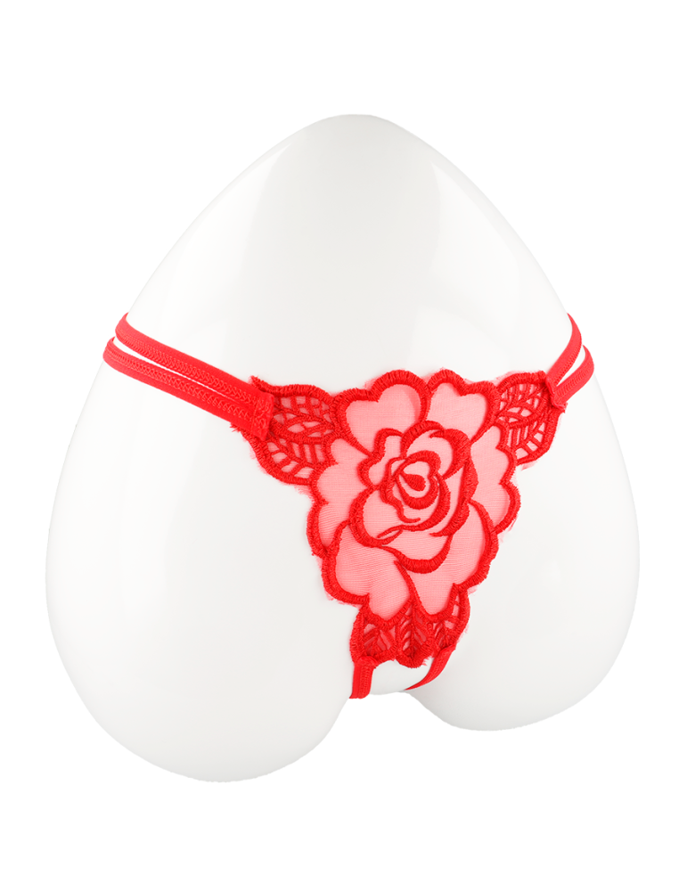 hana string ouverture de noël rouge taille unique 08