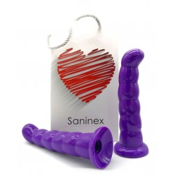 gode silicone saninex 19 cm violet