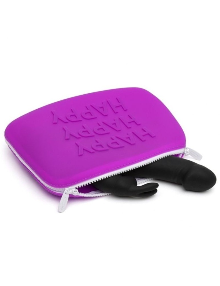 grand sac de transport en silicone lilas happy rabbit