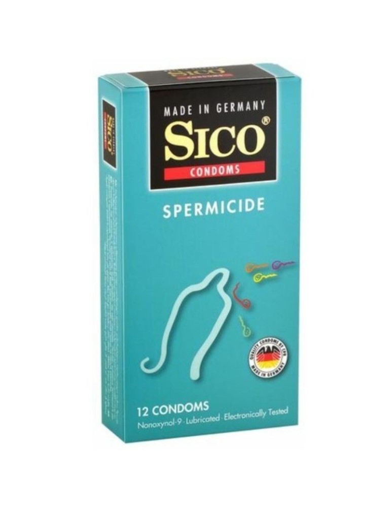 sico préservatifs préservatifs avec spermicide 12 unités
