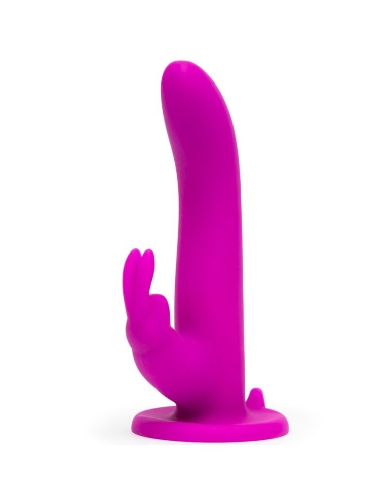sangle vibrante rechargeable happy rabbit sur harnais_4