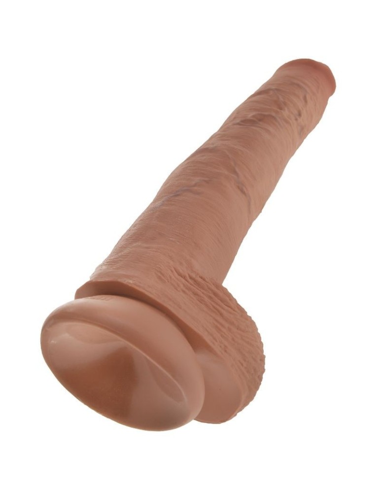 king cock pénis réaliste avec testicules 35,6 cm_3