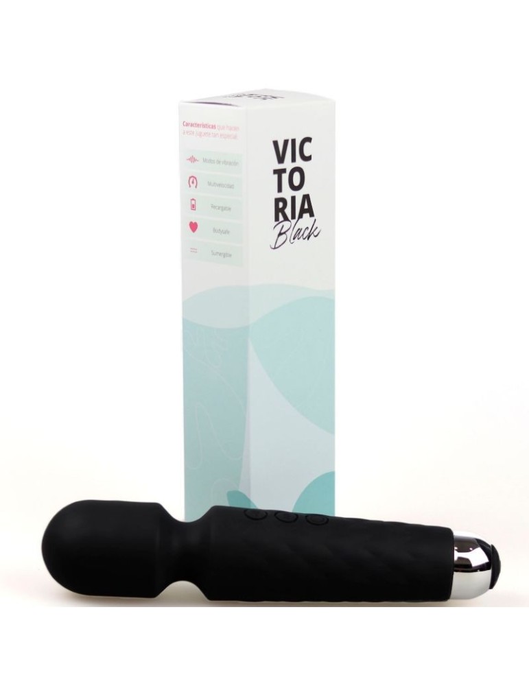 basics masseur victoria 10 vibrations noir_3