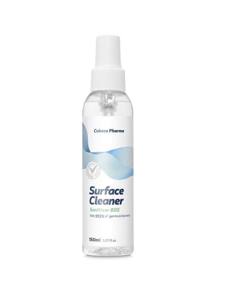 surface désinfectante surfaces 80% alcool 150ml