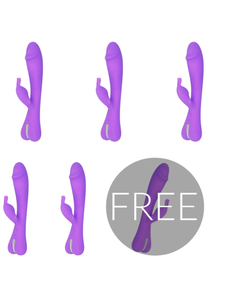 mr boss aitor lapin lilas 5 + 1 gratuit