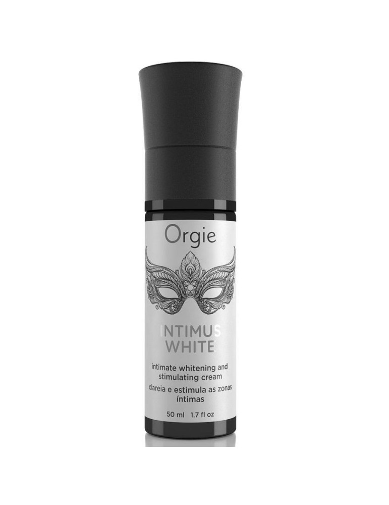 orgie intimus white gel blanchissant et stimulant zones intimes 50 ml