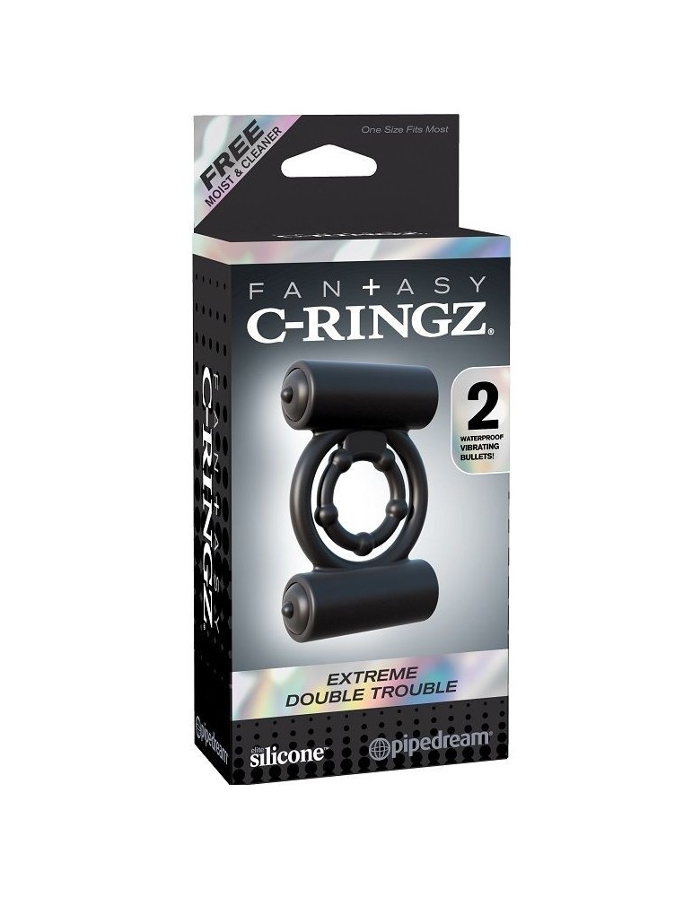 anneau double extrême fantaisie c-ringz