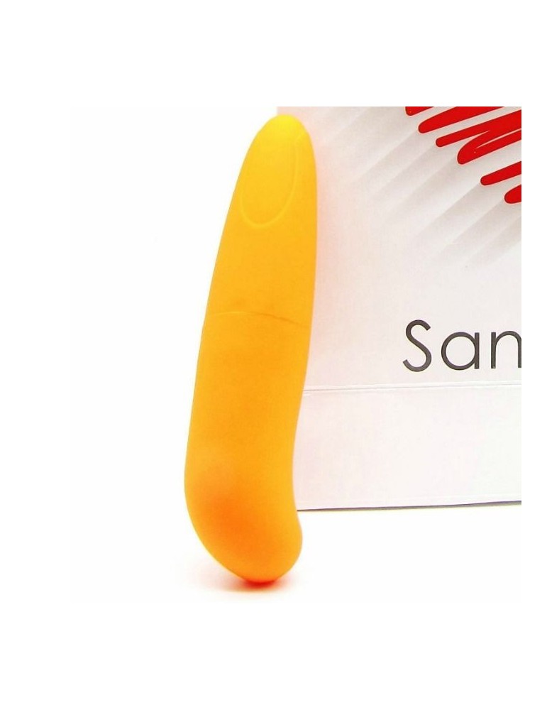 saninex mini vibromasseur multi excitant femme orange