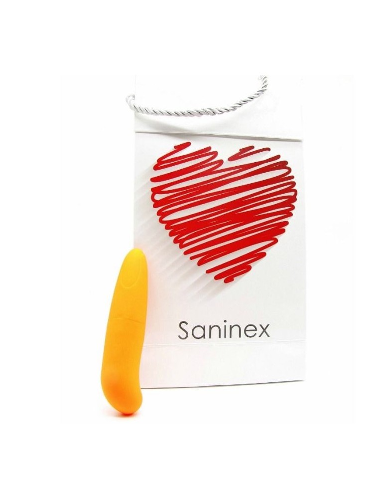 saninex mini vibromasseur multi excitant femme orange_2