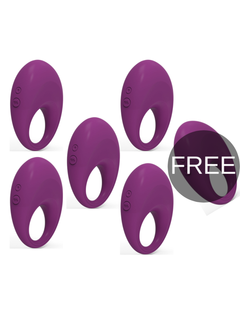 coverme dylan anneau rechargeable 10 vitesses submersible 5 + 1 gratuit