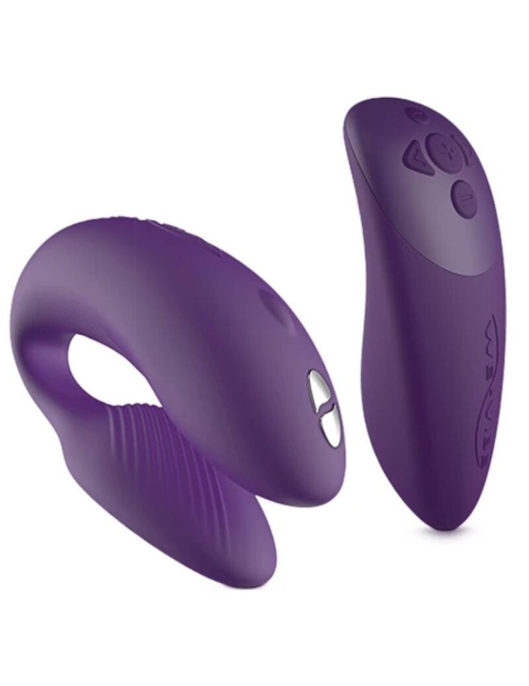 we vibe chorus vibromasseur couples avec contrôle de compression lilas